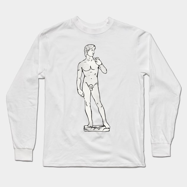 David Sculpture Long Sleeve T-Shirt by aterkaderk